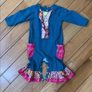 EUCC Ricrac & Ruffle Romper